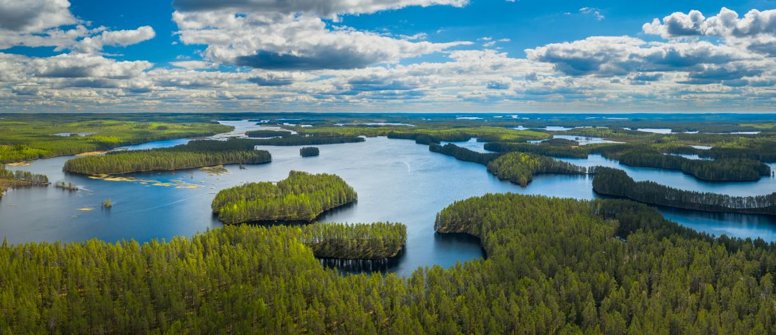 Petkeljärven kansallispuiston ilmakuva